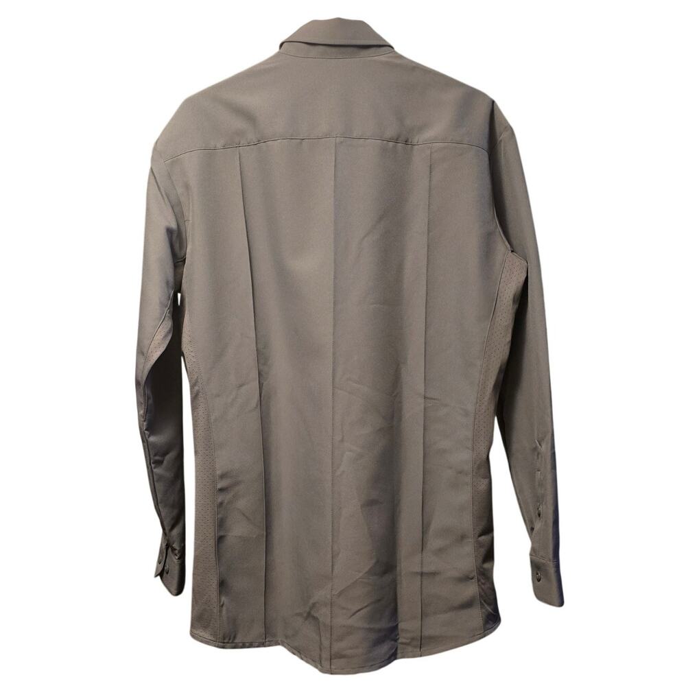 Blauer grey super shirt button down shirt nwt size 15.5 - Picture 2 of 5